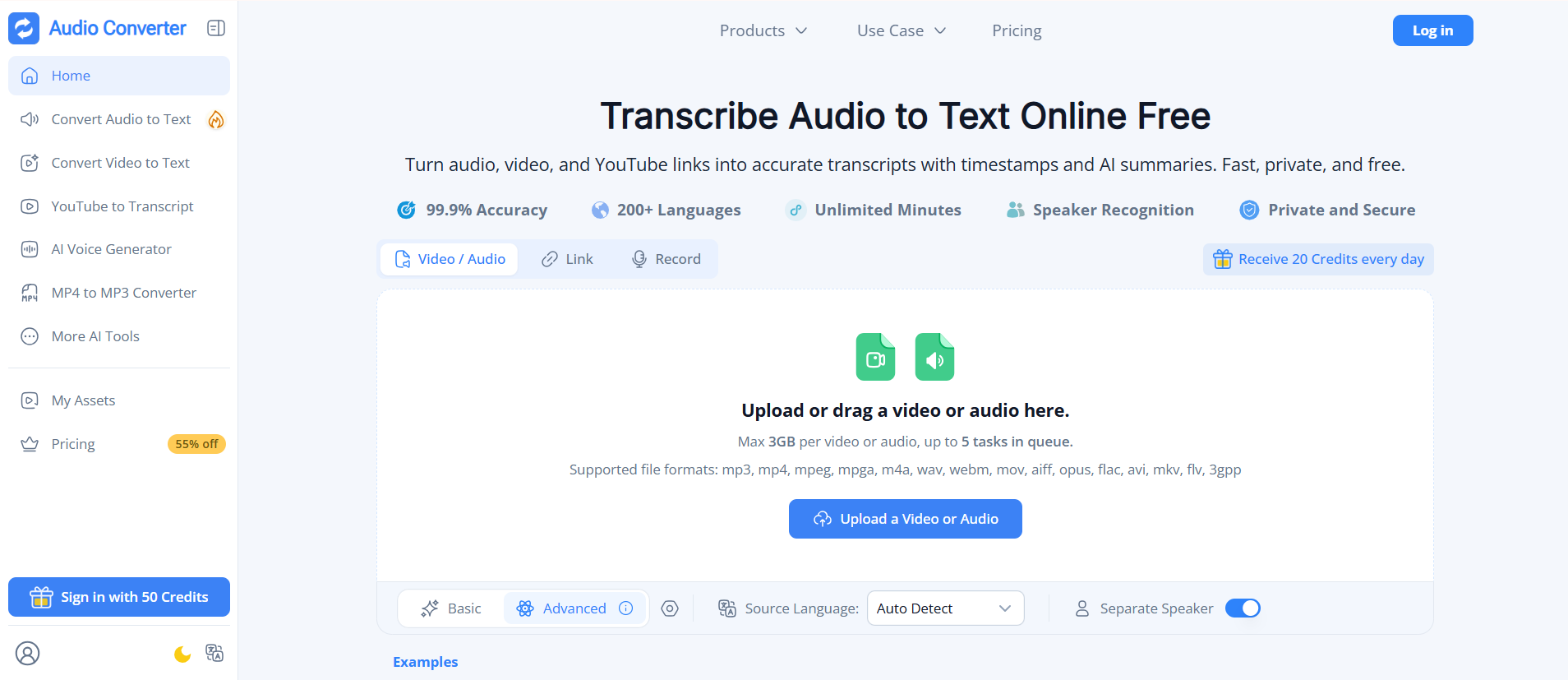 Audio Converter AI: Best for Flexible File-Based Transcription