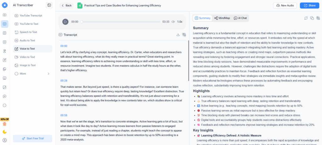 NoteGPT — Comprehensive Transcription with Batch Processing Power