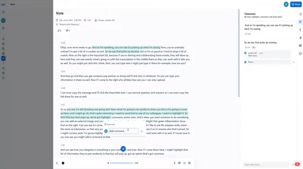 Otter.ai Free Plan — Meeting & Conversation Focus