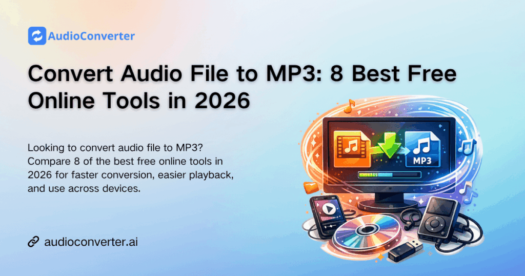 Convert Audio File to MP3: 8 Best Free Online Tools in 2026