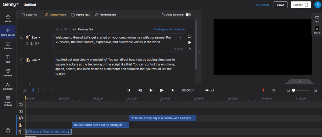 LOVO AI (Genny) – AI Voice Studio for Creative and Marketing Content