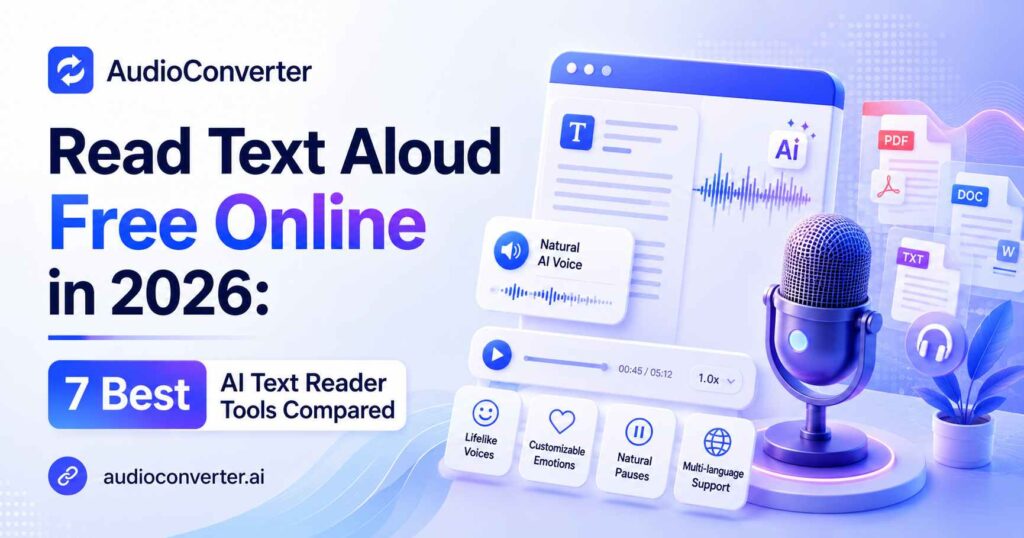 Read Text Aloud Free Online in 2026: 7 Best AI Text Reader Tools Compared