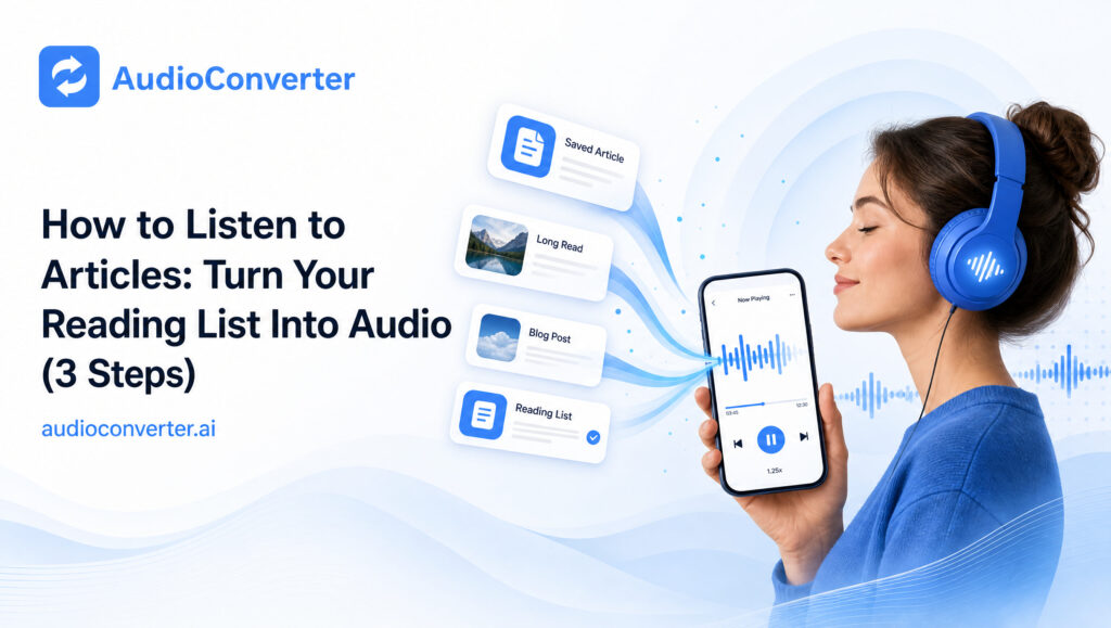How to Listen to Articles: Turn Your Reading List Into Audio (3 Steps)