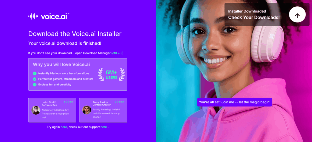 Voice.ai - Best for Voice Variety and Creative Testing