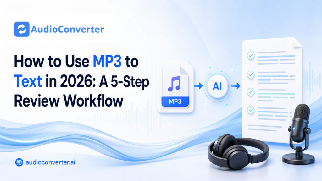 How to Use MP3 to Text in 2026: A 5-Step Review Workflow