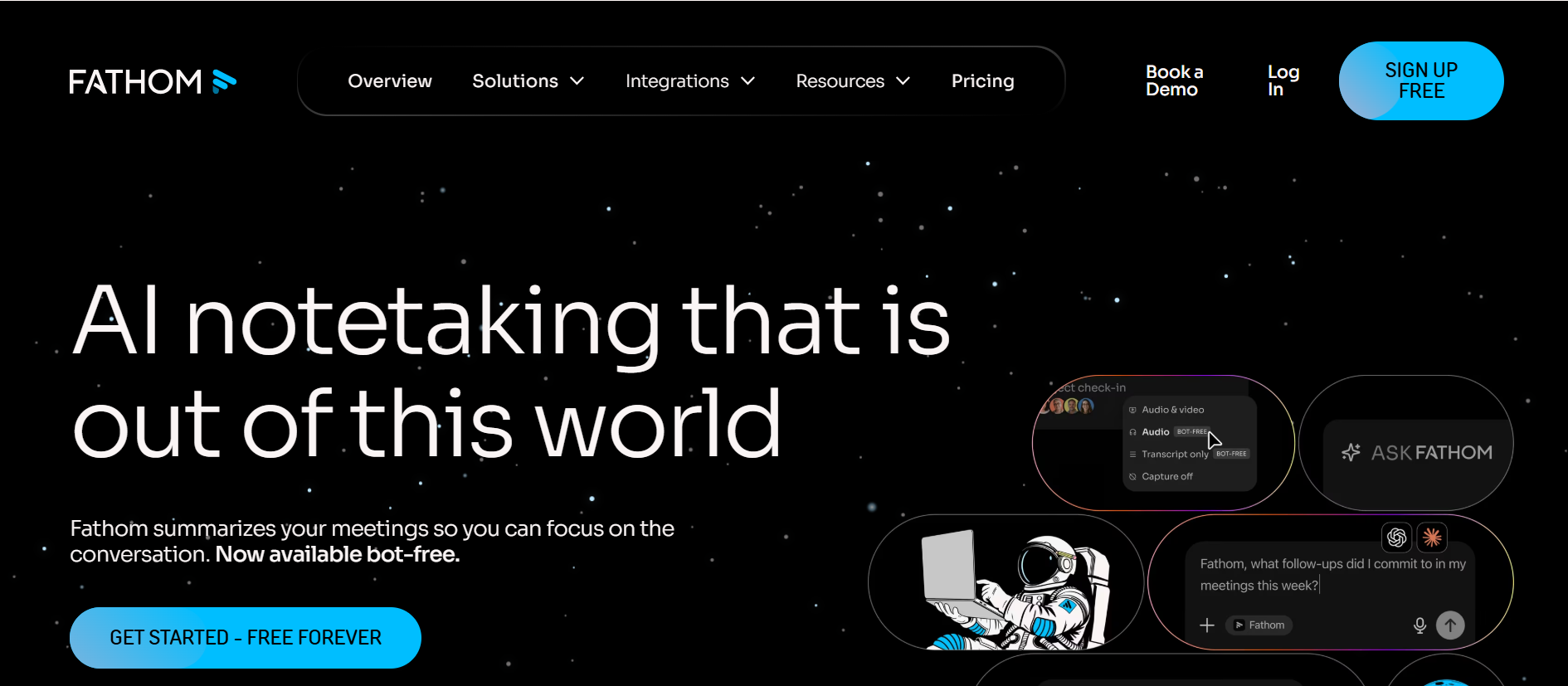 Fathom: Best Free Alternative for Online Meetings
