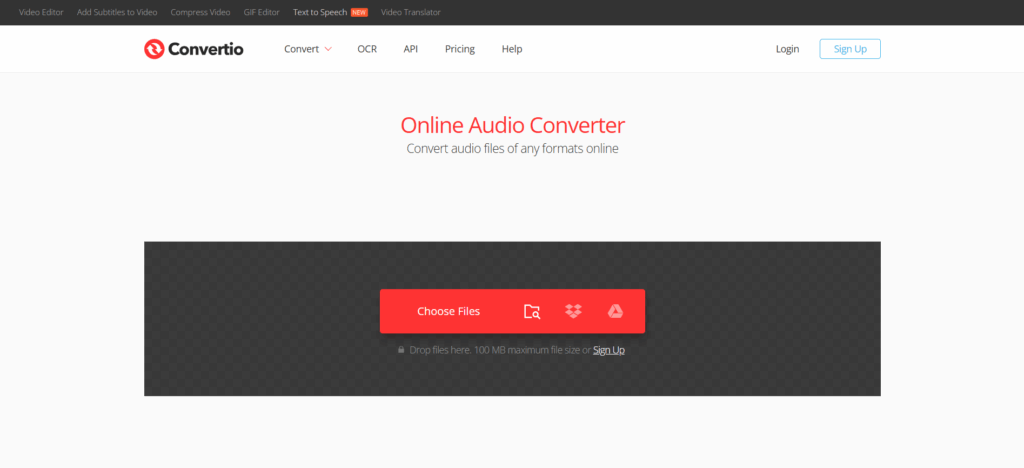 Convertio - Best for Cross-Device Convenience
