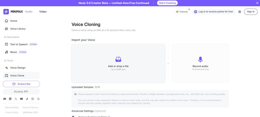 MiniMax Audio: Best for Advanced Models and APIs