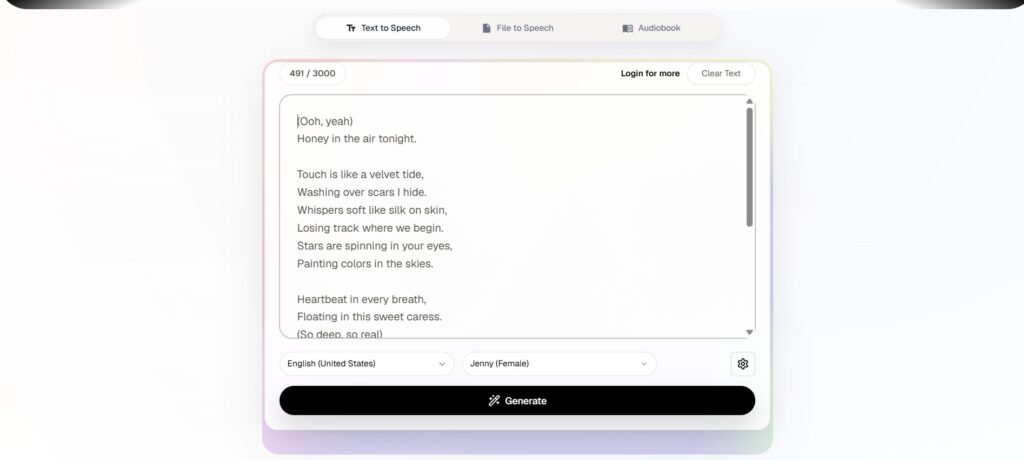 Luvvoice - Best Free Browser-Based Text Reader