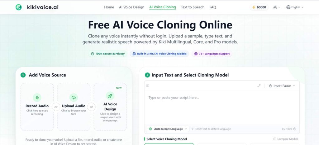 KikiVoice: Best for Multiple Models and Emotion Control
