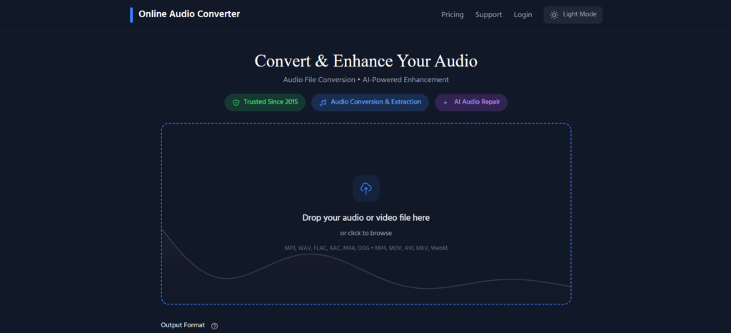 Online Audio Converter - Best for Speed and Large Free Jobs