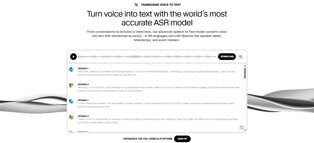 ElevenLabs earned its reputation through breakthrough voice generation technology