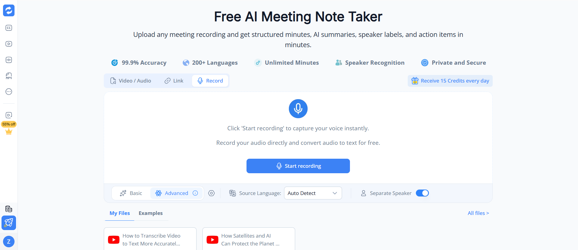 Audio Converter AI: Best for Recorded Audio Without a Meeting Bot