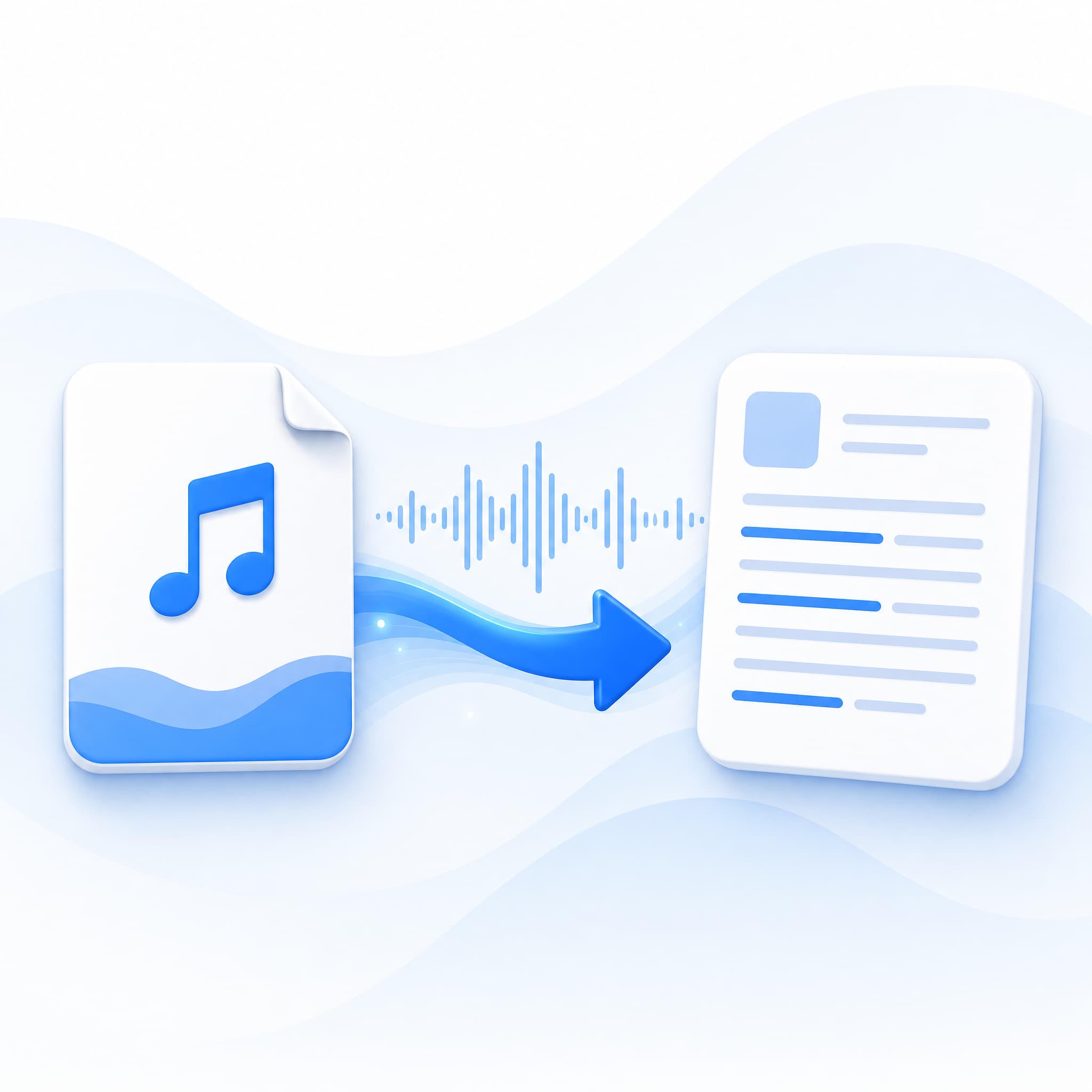 mp3 to text workflow