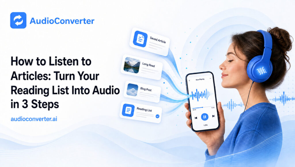 How to Listen to Articles: 3 Steps to Clear Your Reading List