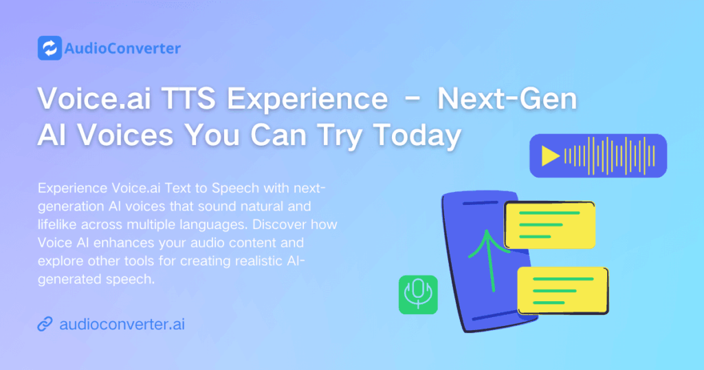 Voice.ai TTS Experience – Next-Gen AI Voices You Can Try Today