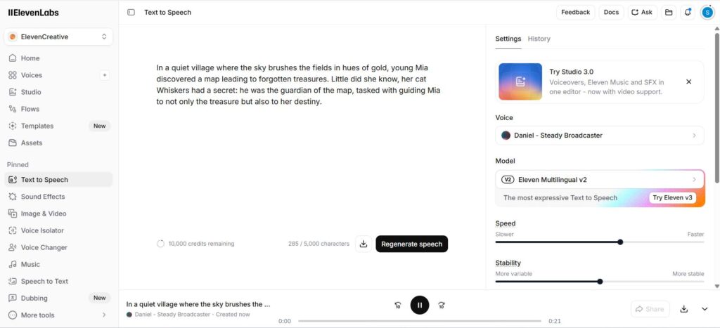 ElevenLabs - Best for Premium AI Voice Quality