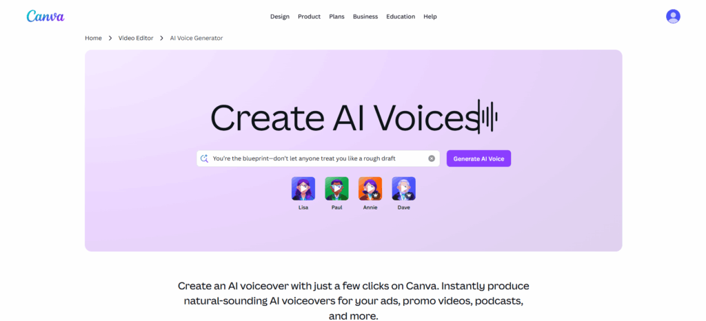 Canva: Best for Visual Content Workflows