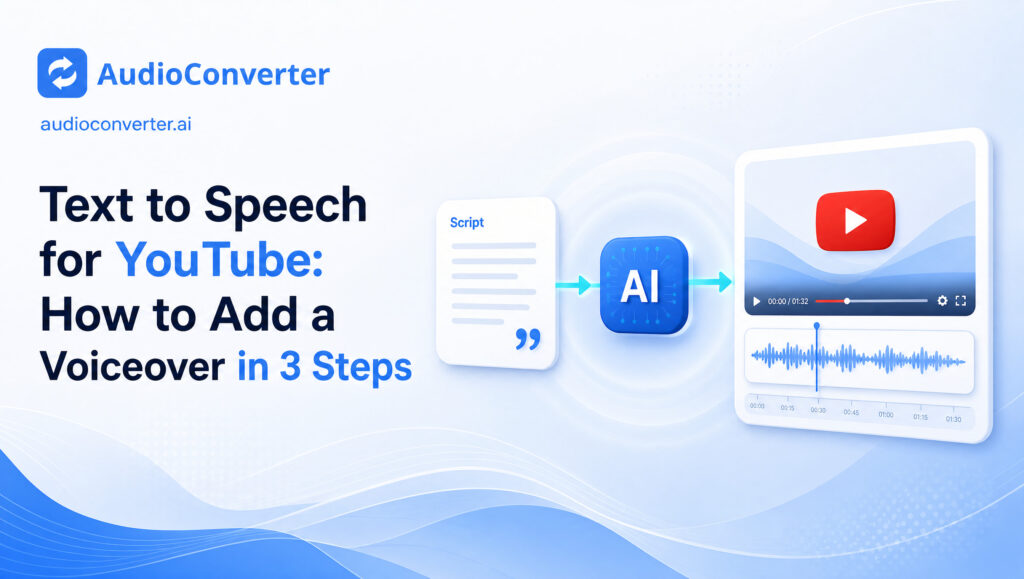 Text to Speech for YouTube: How to Add a Voiceover in 3 Steps