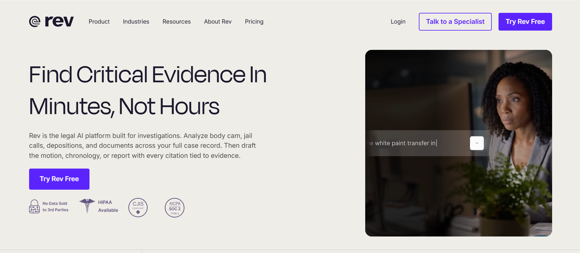 Rev — Best for Human-Reviewed Accuracy