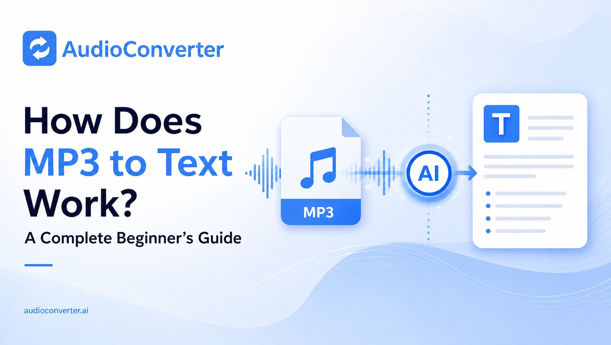 How Does MP3 to Text Work? A Complete Beginner's Guide