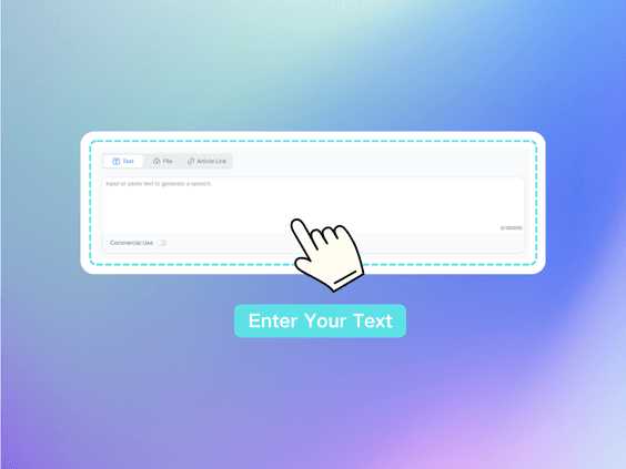 Step 1: Enter Your Text