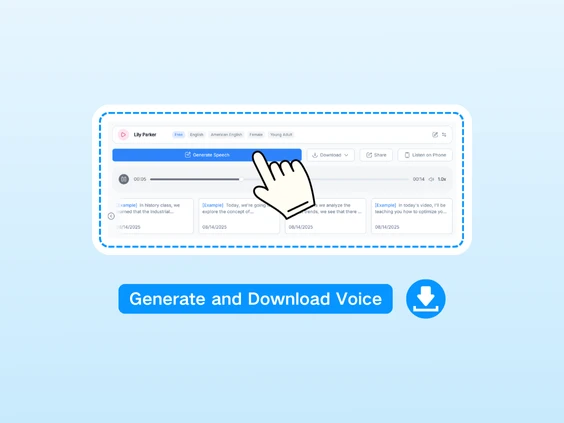 Step 3: Generate and Download Voice