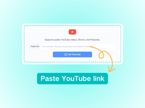 Step 1: Paste Your YouTube Video Link