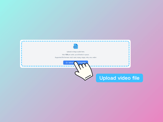 Step 1: Upload Your Video
