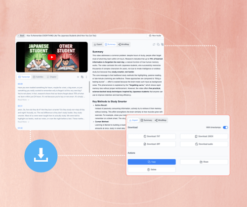 Step 3: View or Download Your Summary Results